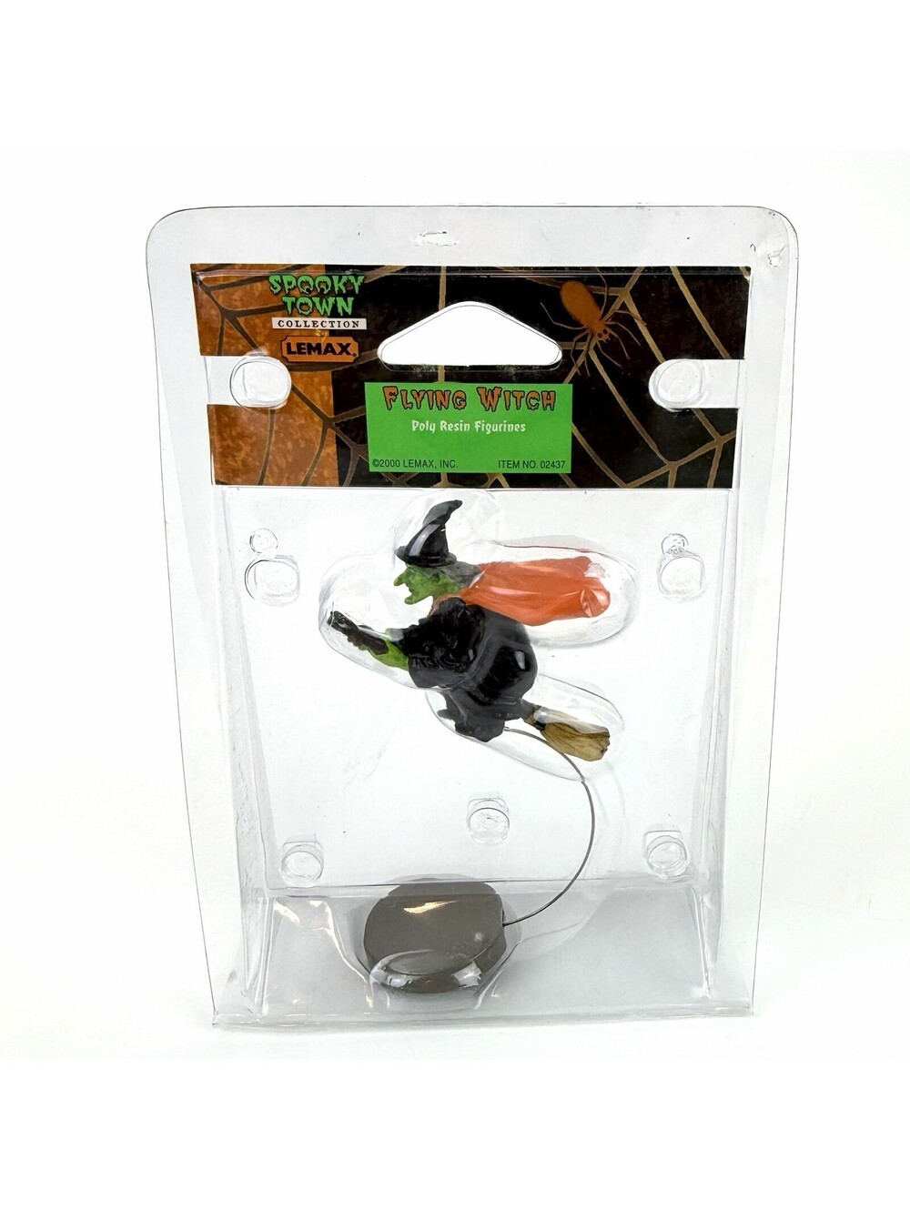 LEMAX Spooky Town Collection Flying Witch #02437 Halloween Figurine